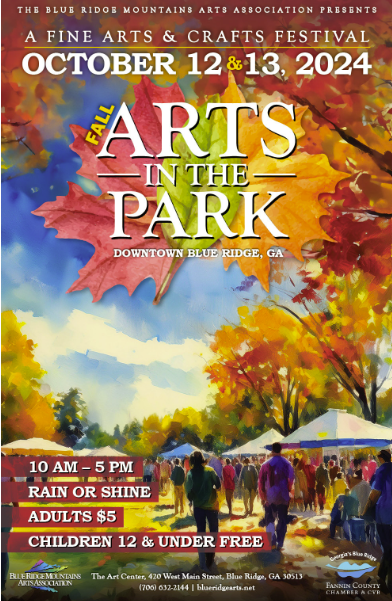 Blue Ridge Fall Arts In The Park event